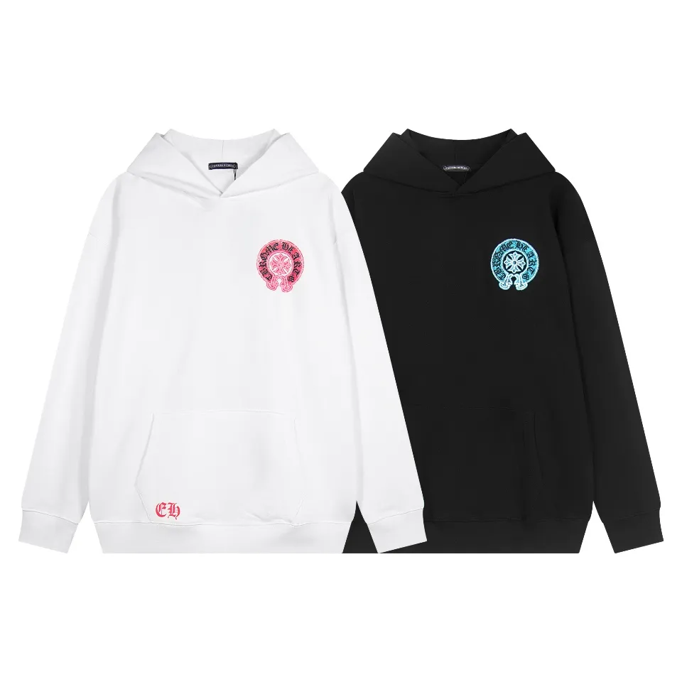 P270 Chrome Hearts Chrome Hearts Dopamine Color Horseshoe Steel Sweatshirt Size: S M L XL Color: Black, White